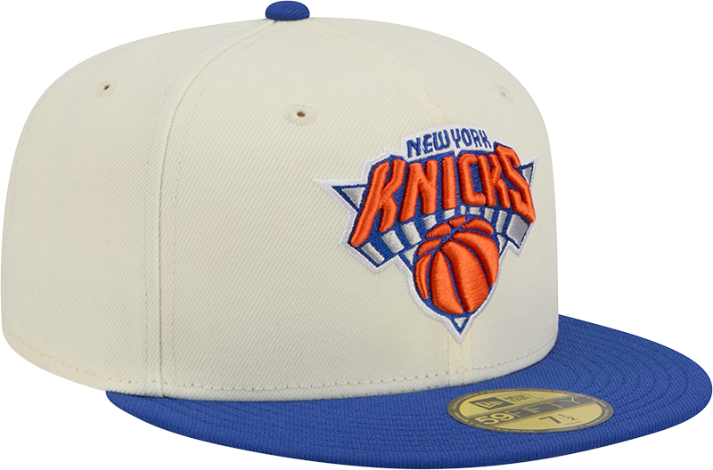 New York Knicks Chrome/Royal 2 Tone New Era 59FIFTY Fitted Hat