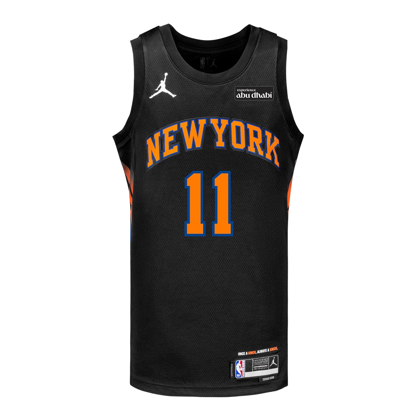 Jalen Brunson Nike Black Statement Swingman Jersey