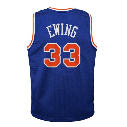 Youth New York Knicks Patrick Ewing Mitchell & Ness Blue 1991-92 Hardwood Classics Swingman Jersey